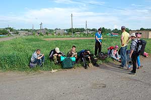 В ожидании директора в с. Никола