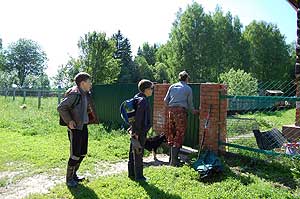 Привал в конце д. Ширкино